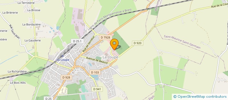 localisation de l'entreprise AAS TAXI à LA LOUPE