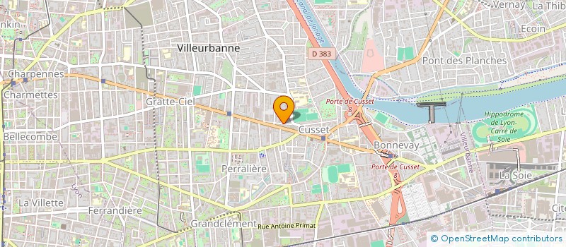 localisation de l'entreprise AAS TRANSPORT  VILLEURBANNE