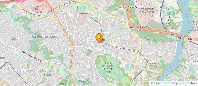 localisation de l'entreprise AASCEB à NANTES