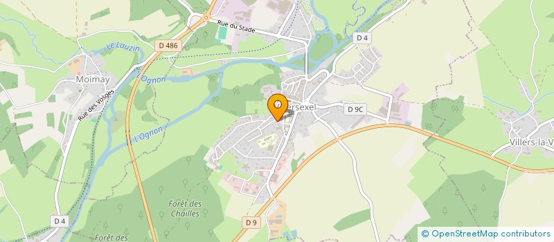 localisation de l'entreprise AASG  VILLERSEXEL