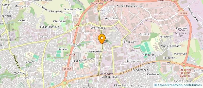 localisation de l'entreprise AASGARD BREST à BREST