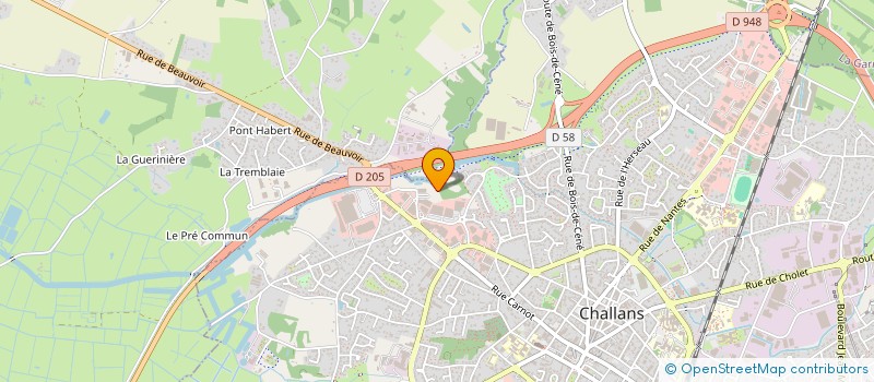 localisation de l'entreprise AASGARD CHALLANS à CHALLANS