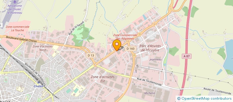 localisation de l'entreprise AASGARD CHOLET à CHOLET