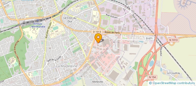 localisation de l'entreprise AASGARD  EVREUX  EVREUX