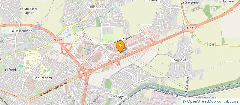 localisation de l'entreprise AASGARD LA ROCHELLE  PUILBOREAU