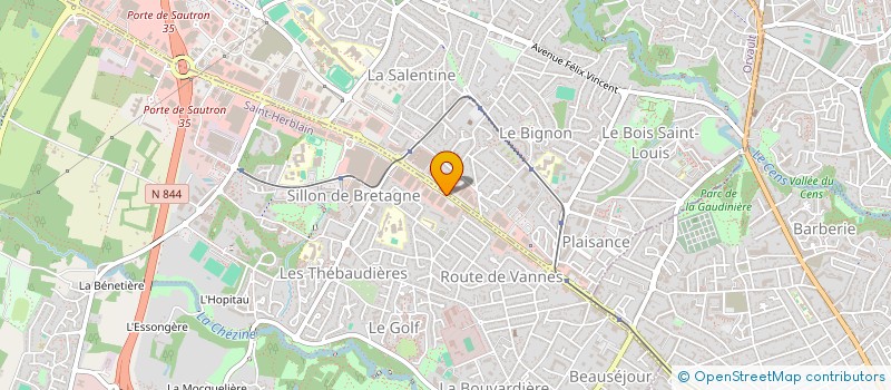 localisation de l'entreprise AASGARD NANTES à SAINT-HERBLAIN