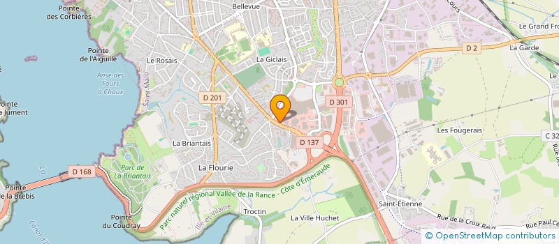 localisation de l'entreprise AASGARD SAINT MALO à SAINT-MALO