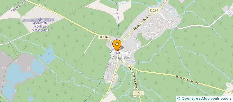 localisation de l'entreprise AASOCIATION CABANAC HAUT DEBIT  CABANAC-ET-VILLAGRAINS