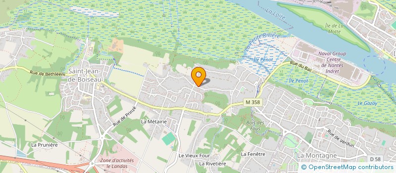 localisation de l'entreprise AASP  SAINT-JEAN-DE-BOISEAU