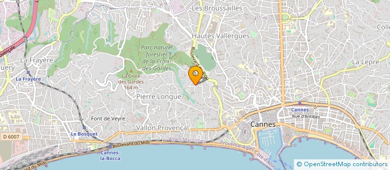 localisation de l'entreprise AAT  CANNES