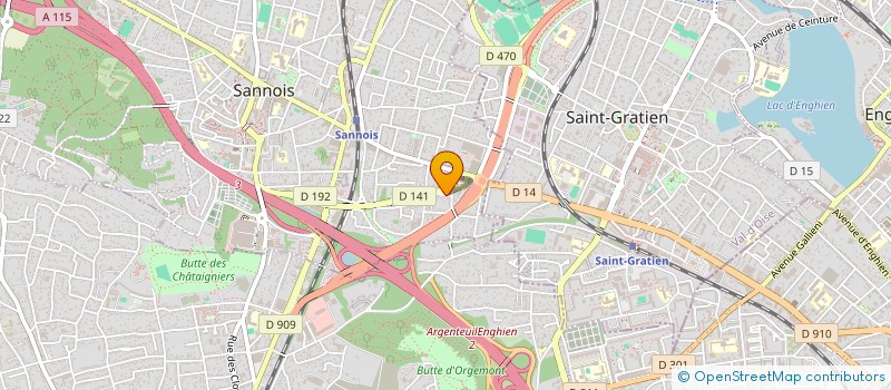localisation de l'entreprise AAT à SANNOIS