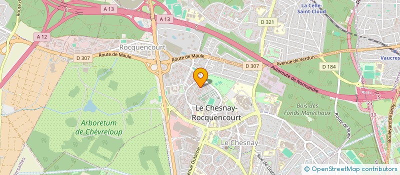 localisation de l'entreprise AAT ACTION AVEC TALENTS à LE CHESNAY-ROCQUENCOURT