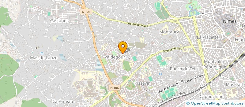 localisation de l'entreprise AAT ELECTRICITE  NIMES