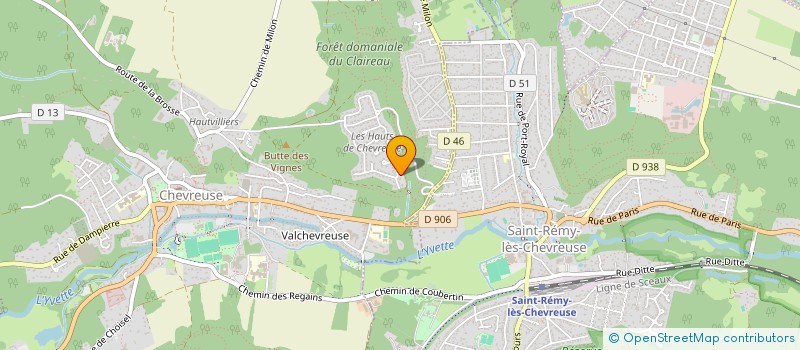 localisation de l'entreprise AATA INVEST  CHEVREUSE