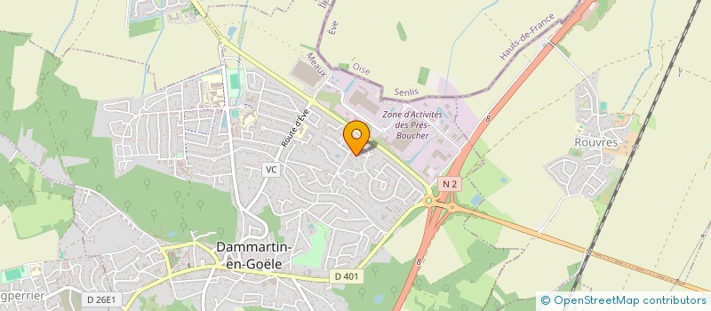 localisation de l'entreprise AATC  DAMMARTIN-EN-GOELE