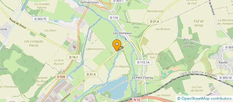 localisation de l'entreprise AATD 28 à CHERISY