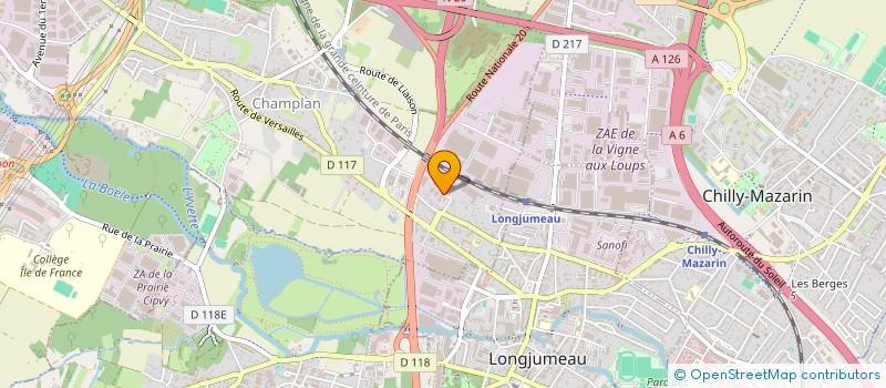 localisation de l'entreprise AATHEX à CHAMPLAN