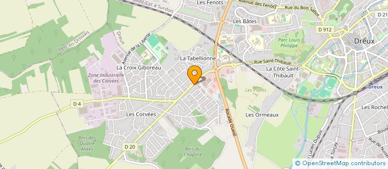 localisation de l'entreprise AAU à VERNOUILLET