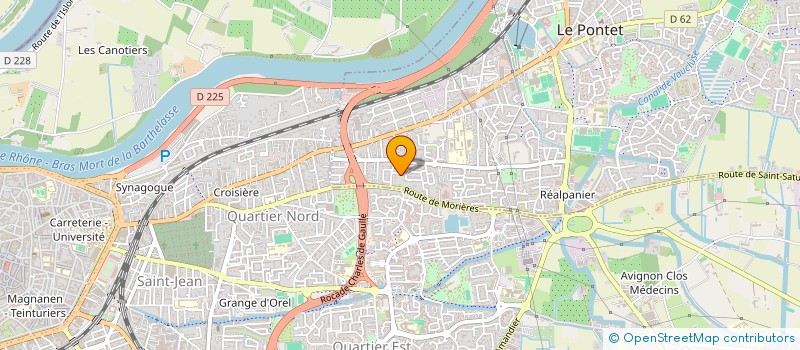 localisation de l'entreprise AAVB  LE PONTET