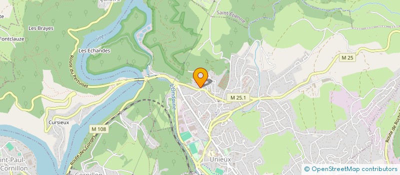 localisation de l'entreprise AAVI  UNIEUX