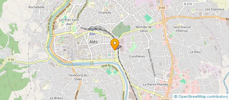 localisation de l'entreprise AAVM SERVICES à ALES