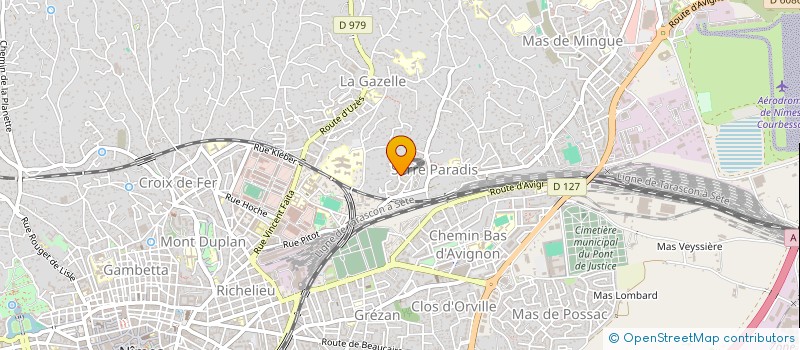 localisation de l'entreprise AAVS à NIMES
