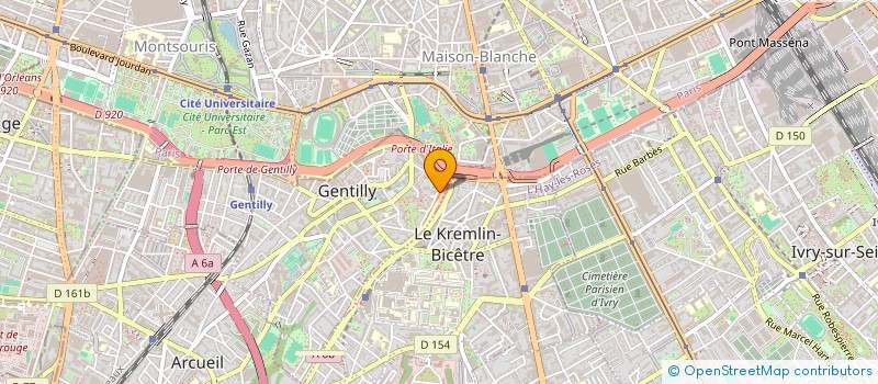 localisation de l'entreprise AAW à GENTILLY