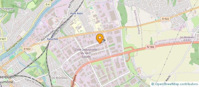 localisation de l'entreprise AAXEBTP  SAINT-OUEN-L'AUMONE