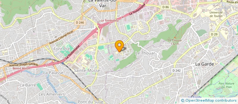 localisation de l'entreprise AAXOO SOCIETE DE PRESSE  LA VALETTE-DU-VAR