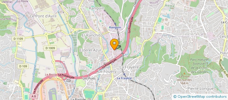 localisation de l'entreprise AAZ à LE CANNET