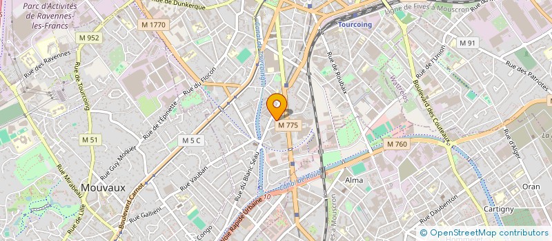 localisation de l'entreprise AAZ CONCEPT59  TOURCOING