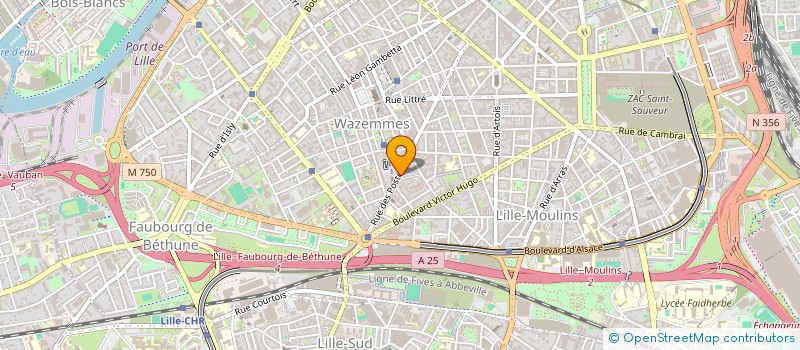 localisation de l'entreprise AAZ CONCEPTION à LILLE