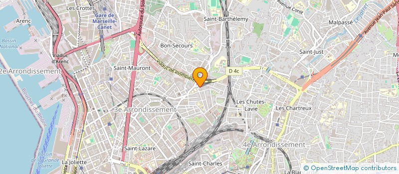 localisation de l'entreprise AAZ ELEC à MARSEILLE