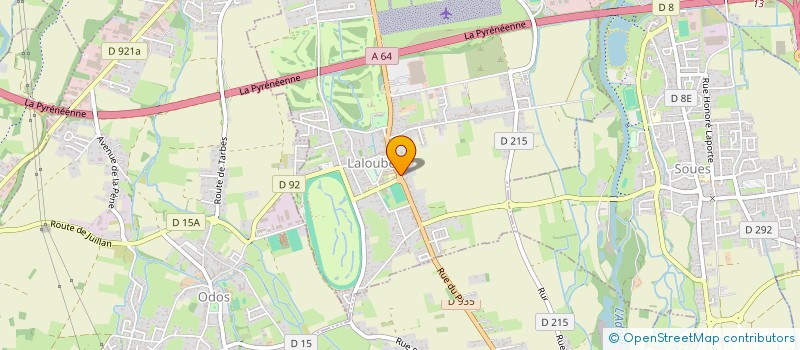 localisation de l'entreprise AAZ IMMOBILIER  LALOUBERE