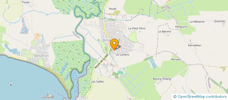 localisation de l'entreprise AAZ MENUISERIES  BILLIERS