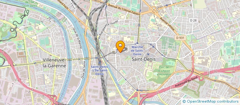 localisation de l'entreprise AAZ RENOV 93 à SAINT-DENIS