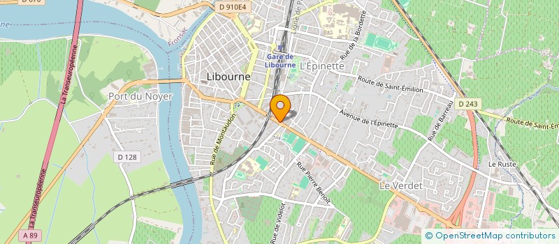 localisation de l'entreprise AAZ RENOVATION SARL à LIBOURNE