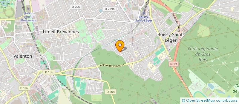 localisation de l'entreprise AAZ TECNICS à LIMEIL-BREVANNES