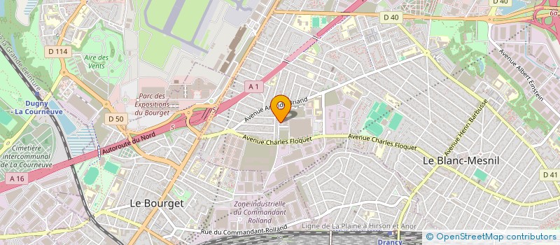 localisation de l'entreprise AAZM TRANSPORTS à LE BLANC-MESNIL