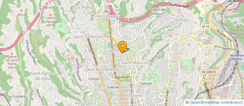 localisation de l'entreprise AB-18 à NICE