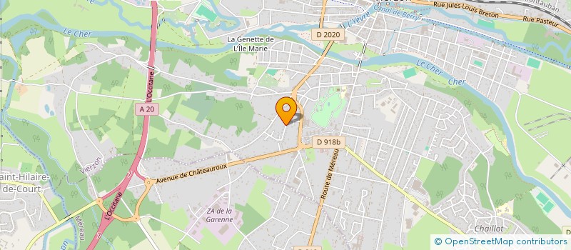 localisation de l'entreprise AB 18  VIERZON