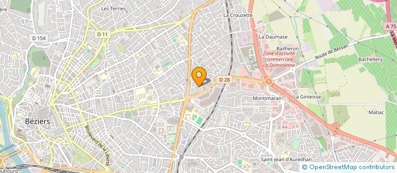 localisation de l'entreprise AB-20 à BEZIERS