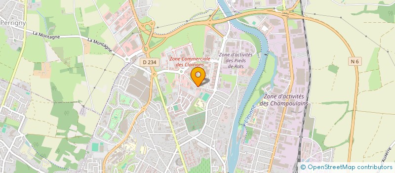 localisation de l'entreprise AB 3 C à AUXERRE