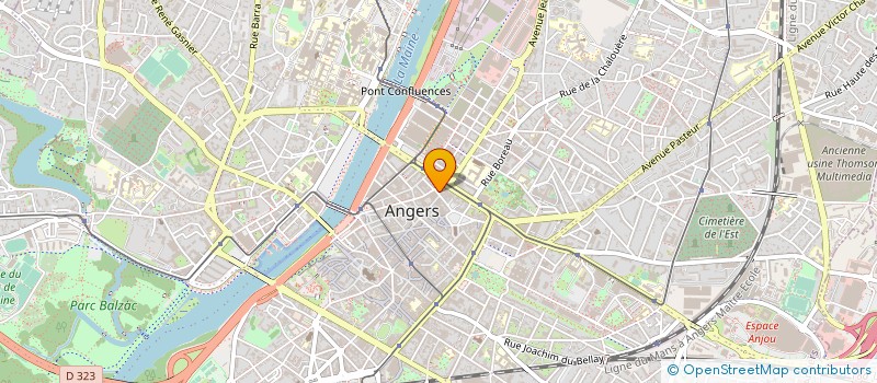 localisation de l'entreprise AB+ à ANGERS
