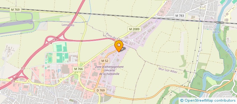 localisation de l'entreprise AB 42  LEMPDES