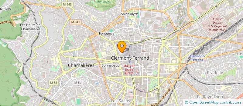 localisation de l'entreprise AB+  CLERMONT-FERRAND