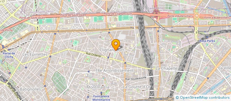 localisation de l'entreprise AB  PARIS