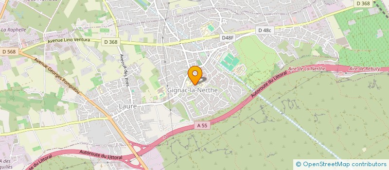 localisation de l'entreprise AB  GIGNAC-LA-NERTHE