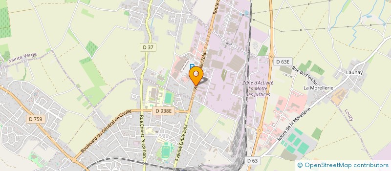 localisation de l'entreprise AB  SAINTE-VERGE