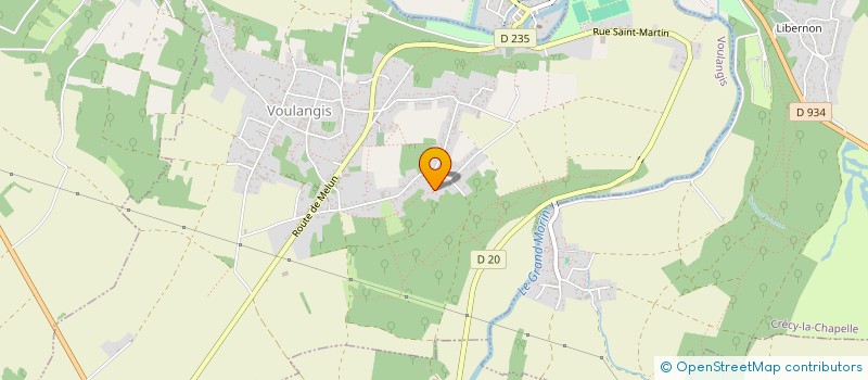 localisation de l'entreprise AB'6  VOULANGIS